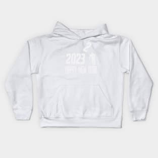 happy new year 2023 American football Kids Hoodie